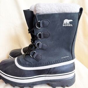 Sorel Caribou Women’s Waterproof Winter Boots Black Size 11 Insulated